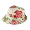 Lydia W Rose Print Hat