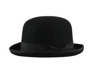 Bowler W – Wool Felt – Black