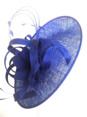 Sapphire fascinator