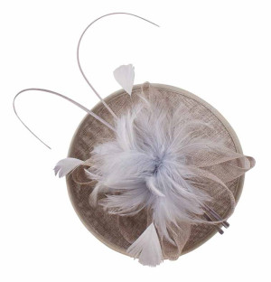 Pearl Grey Fascinator