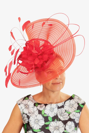 Cherry statement piece fascinator