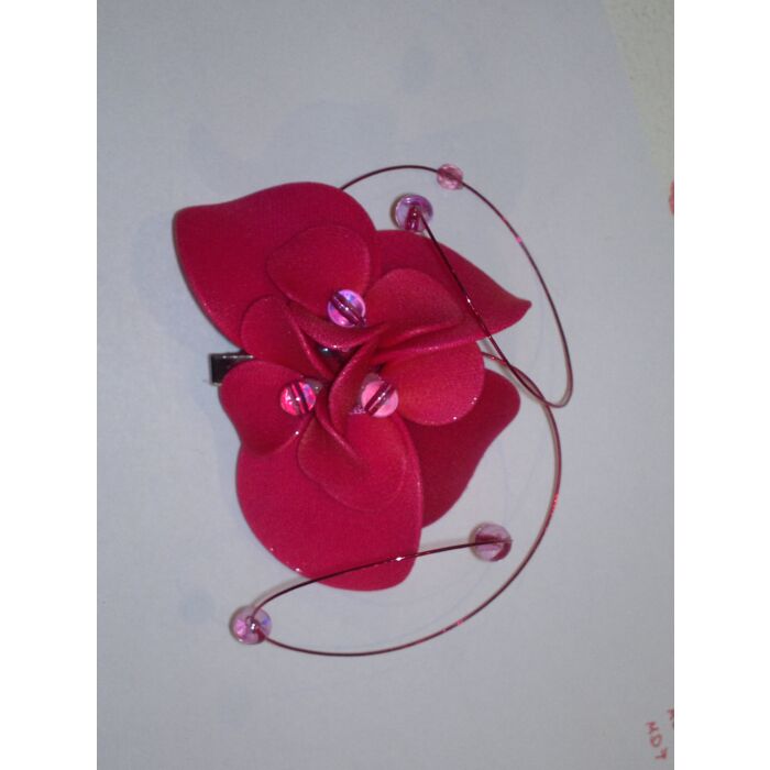 Flower hair fascinator
