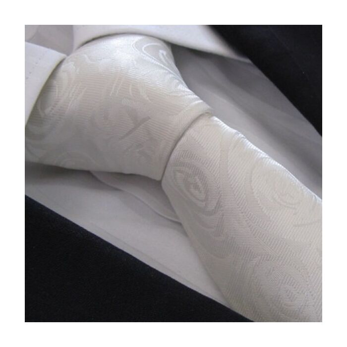 Creamy Rose Polyester Tie