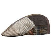 Country – 100% Wool – Patchwork Leather Brown