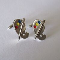 Paint Pallet Cufflinks