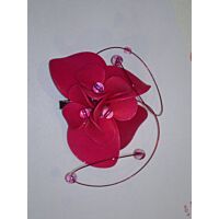Flower hair fascinator
